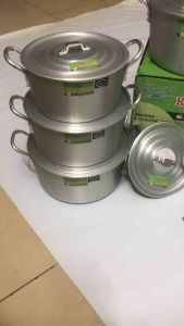 Bộ 5 Nồi Nhôm Xi Bóng Kim Hằng Chính Hãng (16 18 20 22 24Cm)