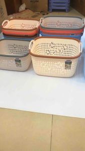 Giỏ Bông Giả Mây Nhựa Duy Tân Có Tay Cầm Tiện Lợi (3 Size Nhỏ/Trung/Lớn)