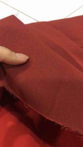 Vải Cotton Lụa 2 da màu cam tây dày co giãn 2 màu (khổ 1m5)may Quần tây đầm váy Vest thiết kế thời trang