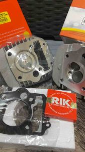 Z5 / PITSBIKE cylinder block 57mm For Honda Wave125  Xrm 125  Rs 125 Carb type only Complete set dome piston