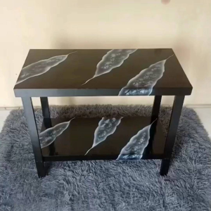 MEJA SERBAGUNA 2 SUSUN MOTIF / RAK MEJA KOMPOR 2 TUNGKU