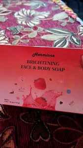 sabun hermione BRIGHTENING FACE & BODY SOAP dapet 3 pics