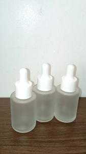 30ml Thames Frosted Glass Bottle with White Dropper