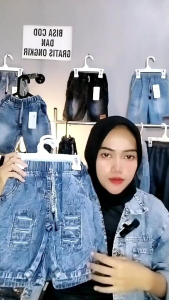 Celana Jeans Anak Usia 1 Sampai 6 Tahun Kombinasi Sobek Bordir Terbaru