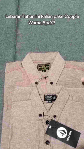 Baju Kemeja Couple Ayah dan Anak Tangan Pendek Polos Slimfit Umur 3 sampai 13 Tahun