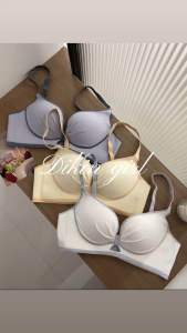 🇲🇾Ready Stock High Quality 2.5cm Seamless Push Up Bra(3 Hooks)Wireless Bra(Tidak Dawai+Span Tebal+Tepi Besar)纯欲聚拢无痕无钢圈收副乳无痕Bra!Seamless Push Up Bra!加厚内衣加厚文胸小胸内衣AA杯内衣聚拢内衣Push Up Bra
