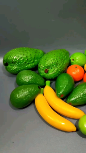 Replika Buah mangga kuning dan hijau ( 1pcs ) / Replika buah buahan/  Mainan anak / Edukasi anak / Dekorasi meja makan / Display Restaurant Hotel Dan lain lain