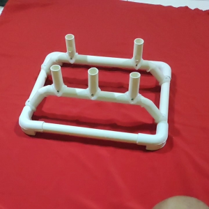 Tatakan standing lampu dekorasi 5 lubang pelaminan pernikahan