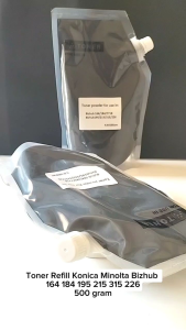 Toner Refill Konica Minolta Bizhub 164 184 7718 195 215 315 226 500 gram