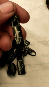 Resleting Kepala No.5 Untuk Rel Coil Plastik & Logo Murai 10 Pcs