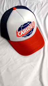 CARIDER - Topi Trucker Jaring Pria Wanita Dewasa Biru Putih Navy