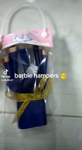 Buket mini lebaran 2 slot lubang plastik