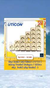 STOP KONTAK UTICON 3 LOBANG / STOP KONTAK BAGUS 3 LUBANG MJ Elektric