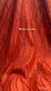 PRODUK TERMURAH!! Kain Tulle Akar Premium | Bahan Kebaya | Bahan Dress | Desain Terbaru | Eksklusif