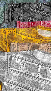 AZTEC PRINT BASIC BLOUSE TOP TSHIRT FOR WOMEN FIT S TO SEMI XL COTTON