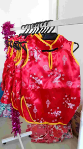 ชุดจีนเด็ก กี่เพ้า ตรุษจีน เด็กเล็ก