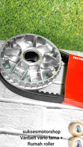 Vanbelt vbelt panbel + rumah roller assy honda vario lama karbu KVB