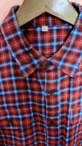 Kemeja Flanel Topvalu Original Second Size XL