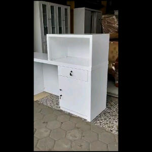 Meja Resepsionis Meja Kantor Premium/trinityjayafurniture