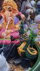 ชุดน้ำพุพร้อมองค์พญานาค องค์พระพิฆเนศชุดหินหมุนพร้อใช้งาน เหมาะสําหรับใช้เสริมฮวงจุ้ยปรับฮวงจุ้ย มีปั๊มน้ำพร้อมใช้งาน