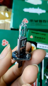 Bóng đèn chân h1 xịn Hàn Quốc 12v hoặc 24v vỏ xanh đậm thấy thế