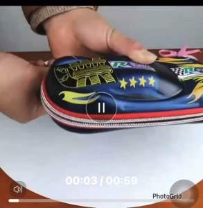 EVA Car shape pencil case Large-capacity wear-resistant Waterproof zipper Pencil box Boy gift