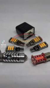 Paket 3 in 1 Variasi Lampu LED Motor H6 Laser & Flaser CR7