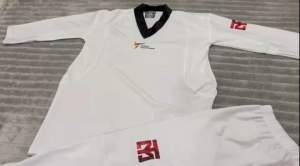 🇹🇭 ส่งจากไทย MOOTO มีตาข่าย ชุดเทควันโดโอลิมปิก โมโต Taekwondo Olympic Uniform