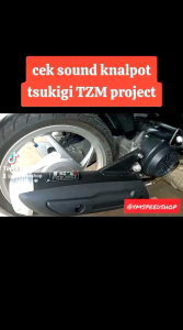 knalpot tsukigigi TZM project vario 125 beat street mio soul gt
