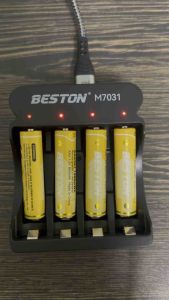 4 viên Pin sạc Li-ion AAA 1.5V - Beston sử dụng remote máy lạnh cửa vân tay…