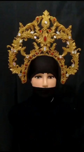 mahkota siger tari/karnaval motif 006