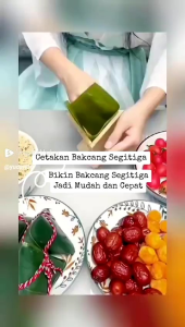 Cetakan Bacang Segitiga Bahan Kayu: Aksesori Rumah Kayu & Desain Interior