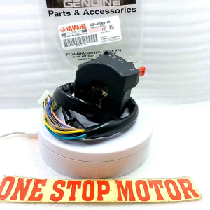 HOLDER SAKLAR KIRI YAMAHA SCORPIO 5BP TOMBOL LAMPU SEN DIM ON OFF KLAKSON SCORPIO