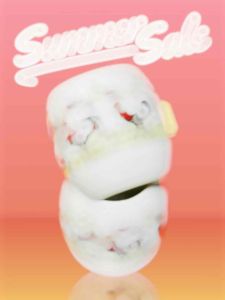 ถ้วย2ใบ ทรงสูง ลายไก่