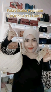 Aizolshop Paket Usaha 4 Tas Wanita Premium Selempang Honey Livy Clutch Nelly