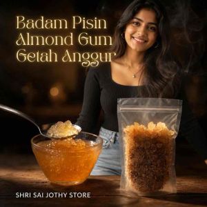 Almond Gum Badam Pisin Economy Grade |  Getah Anggur | Gond Kathira