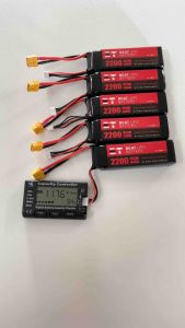 แบตลิโพ 3S 2200 mAh 35c ปลั๊กxt60