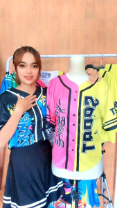 Atasan Olahraga/Kaos Olahraga Wanita/ Baseball Zumba Atasan Wanita Baju Blouse Baju Olahraga Tennis Zumba Fitnes Aerobic Jersy Premium/Baju Zumba Viral/Crop Top Olahraga