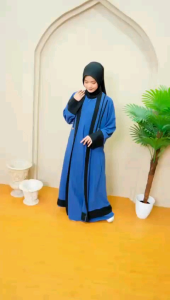 HAURA  DRESS TANGGUNG GAMIS ABAYA PREMIUM  TERPISAH