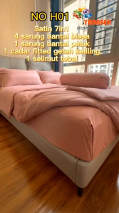 HOTEL BEDSHEET 7IN1 QUEEN KING COMFORTER