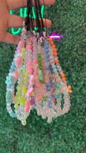 Senada Victory Gantungan HP Aesthetic Tali Lanyard Mutiara Korea Manik Sanrio Kuromi Helkit NADA006