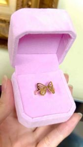 [พร้อมส่ง ✨] แหวนผีเสื้อ 💍 แหวนสแตนเลส คัทคิ้งคม มีกล่องให้🎁✨