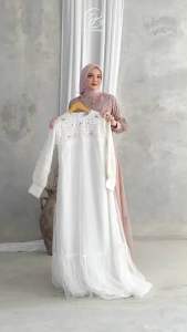 DYN Signature Dayara Dress | Gamis Wanita Premium Busui Friendly Full Payet | Fashion Muslim