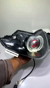 LAMPU UTAMA REVO ABSOLUTE 2009-2011 CUSTOM SEMI BILED ALA ALA 4.5inc