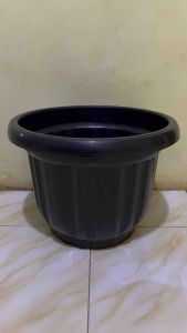 Paket Hemat 3 Pcs Pot Eboni Warna Hitam Ukuran 50 Cm / Paket 3 Biji Pot Gloria 50 Warna Hitam Cocok Untuk Tambulan Pot Harga Murah