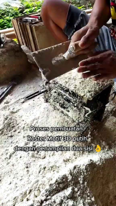 Roster Beton Motif Arrows Anti Tampias Lubang Angin Modern