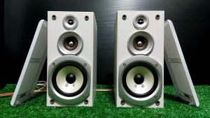 ลำโพงVictor JVC รุ่นUX-GM70จากตู้ญี่ปุ่นมือสอง ส/ก/ย/24/14/20/cm.ดอก3.5นิ้ว สภาพ สวยมาก