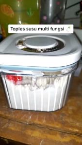 TOPLES SUSU 1200ml dan 800ml/ TEMPAT MENYIMPAN MAKANAN SNAK/ TOPLES AIR TIGHT ORIGINAL
