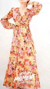 TM 97750 Dress Kyara tiered maxi import