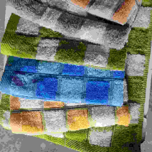 Khăn rửa mặt kẻ ô 30x 45cm